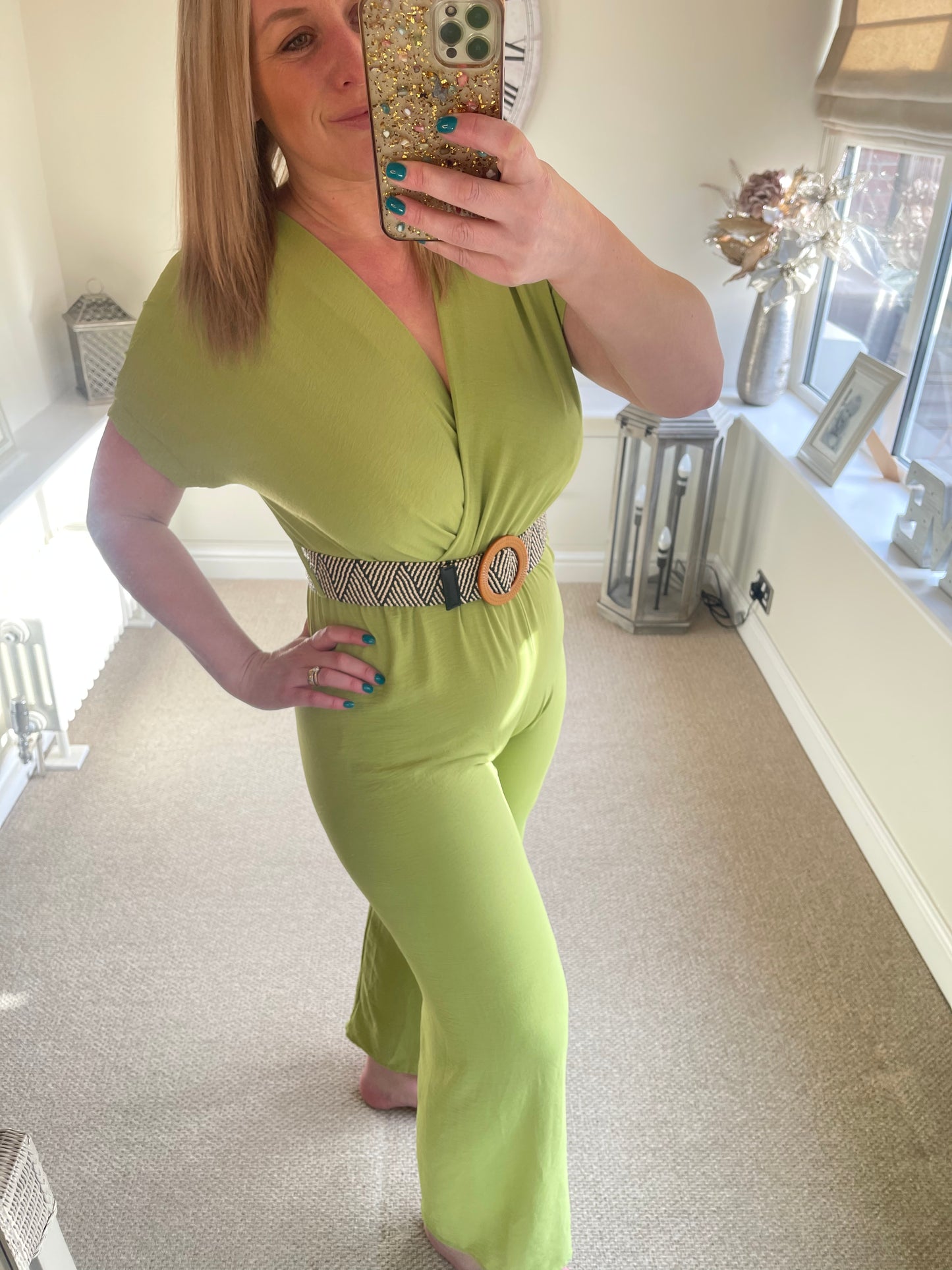 Jasmine - Jumpsuit - Lime